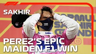 Sergio Perez Claims Brilliant Maiden F1 Victory  2020 Sakhir Grand Prix [upl. by Christoph810]