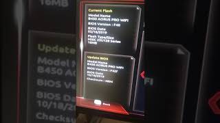 F42f BIOS ID CHECK ERROR How to update B450 AORUS PRO WIFI BIOS on F42f [upl. by Jotham]