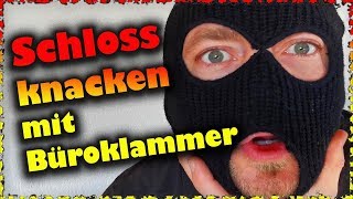 Schloss Knacken  3 Methoden für Anfänger  Erschreckend einfach  Lockpicking tutorial [upl. by Ekihc922]