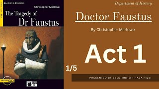 DOCTOR FAUSTUS by Christopher Marlowe ACT 1  Audio Book [upl. by Verla]