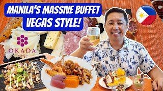 5 STAR LUXURY OKADA HOTEL 🇵🇭 BEST BUFFET Ive ever had at the Medley Buffet Manila Philippines [upl. by Amlev147]