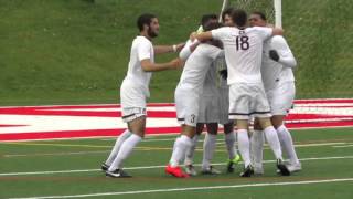 2015 CIS Mens Soccer Championship QF 1 UQAM vs McMaster [upl. by Busiek]