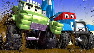 Carl le Super Truck  Le Camion Jeep  La Ville des Voitures 🚓 🚒 Dessin animé pour enfants [upl. by Ettenay]