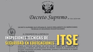 Inspección Técnica de Seguridad en Edificaciones  ITSE [upl. by Monti]