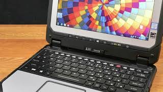 Hands on Panasonic ToughBook CF 20 review [upl. by Aveneg800]