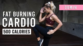 FAT BURNING CARDIO WORKOUT  Do This 30 Minute Full Body HIIT Workout To Burn 500 Calories At Home [upl. by Anailuig]