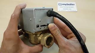 How to manually open a 2 Port Honeywell or equivalent zone valve [upl. by Anival691]