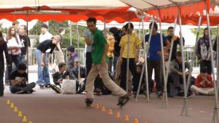 Inline Freestyle Slalom  Paris Slalom World Cup 2010 [upl. by Annahtur]