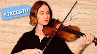 How To MASTER Staccato Bow Stroke [upl. by Kovacs]