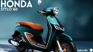 2024 Honda Stylo 160 The Most Powerful Classic Scooter Yet  Will it compete with Grand Filano [upl. by Kerge9]