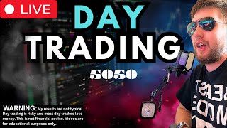 Live Day Trading 5050 Again [upl. by Bertilla]