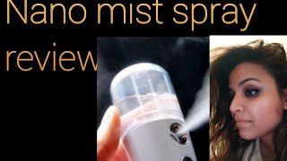 nano mist spray review [upl. by Oehsen]