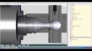 CNC Simulator  Pawn Turning Machine [upl. by Thenna]