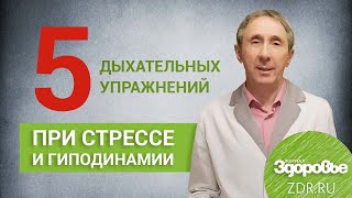 5 Дыхательных упражнений СтрельниковойЖурнал ЗДОРОВЬЕ [upl. by Dorinda882]