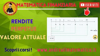 RENDITA PERPETUA  Valore attuale  Matematica Finanziaria [upl. by Cherian130]