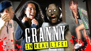 Granny Horror Game in Real Life [upl. by Ahsin]