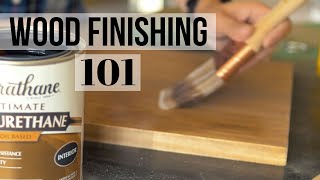 Finishing School 101 The Basics of Finishing Wood [upl. by Nairoc256]