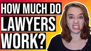 How Much Do Lawyers Work LAWYERS AVERAGE DAY [upl. by Lakim]