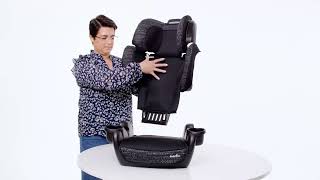 Evenflo GoTime Booster Car Seat How To Assemble and Install [upl. by Teeter]