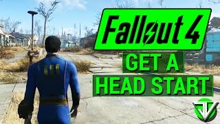 FALLOUT 4 How To Get a MASSIVE HEAD START in Fallout 4 Hit Level 10 in Less Than 30 Minutes [upl. by Garges93]