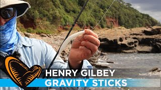 Henry Gilbey Introduces the New Gravity Stick Lures from Savage Gear  Bass Fishing [upl. by Wivestad]