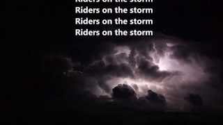 The Doors  Riders On The Storm  HQ  Scroll Lyrics  quot22quot [upl. by Nosak]