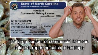 Most North Carolina Commercial Fishing License Holders Do Not Report Their Catch Or Landings [upl. by Donatelli530]