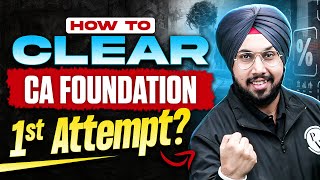 How To Clear CA Foundation In 1st Attempt🤔 [upl. by Carmel]