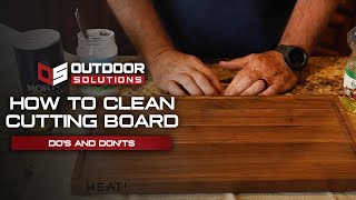 Clean A Wood Cutting Board The Right Way [upl. by Asseret]