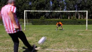 Incredible Soccer Penalty Kick [upl. by Oluap]