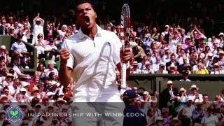 Djokovic v Tsonga 2011 Mens SemiFinal – Rolex Wimbledon Golden Moments [upl. by Collum]