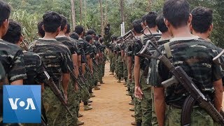 Arakan Army Recruits Train to Fight Myanmar Government Forces [upl. by Cy]