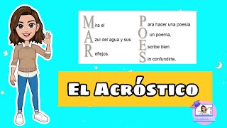 ✅ El Acróstico  Características Función Estructura y Tipos [upl. by Savill]