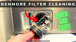 How to Clean Washing Machine Filter Kenmore [upl. by Primalia]