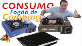 CONSUMO FOGAREIRO DUO CERAMIK FRONTIER COOKTOP DE INDUÇÃO TESTE QUAL É O MELHOR FOGÃO DE CAMPING [upl. by Duwad400]