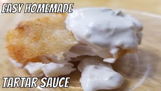 How to make the Best Homemade Tartar Sauce Recipe [upl. by Gwenn79]