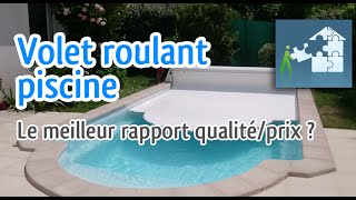 Volet roulant piscine  présentation et démonstration [upl. by Yrogreg]