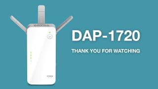 How to Set Up the AC1750 WiFi Range Extender DAP1720 [upl. by Cirenoj]