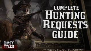 RDR2 Wildlife Art Exhibition Guide  All Hunting Requests Red Dead Redemption 2 [upl. by Anuat]