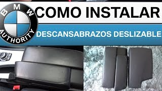 BMW  Como instalar descansabrazos deslizable [upl. by Axela]