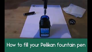 Filling a Pelikan fountain pen [upl. by Clinton363]