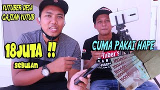 ketemu youtuber nganjuk  youtuber pakai hape gajian 18JUTA  bajidot ft Cungkring Vlog [upl. by Eltsyrc]