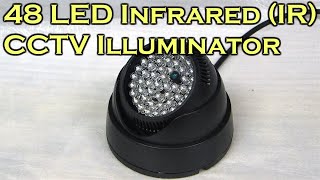 48 LED Infrared IR Illuminator for CCTV Night Vision Camera [upl. by Neveda]