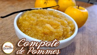 Compote de Pommes Maison  Recette Facile et Rapide [upl. by Auburn]