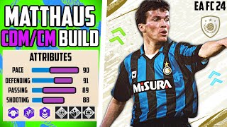 COMPLETE BEST MATTHAUS CDMCM BUILD EA FC 24 Pro Clubs [upl. by Donica822]