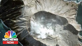 A MinuteByMinute Look At The New Zealand Volcano Eruption  NBC News NOW [upl. by Sweatt751]