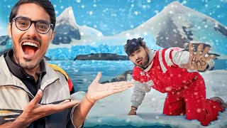 Crazy XYZ Challenge Us To Survive 24 Hours In Ice 🥶 आखिरकार ये अनहोनी हो ही गई 🥺 [upl. by Arodoeht]