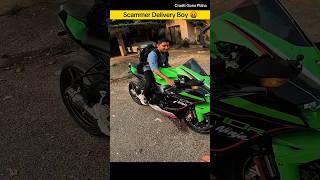 Scammer Delivery Boy Ka Attitude To Dekho 🤬scammer deliveryboy attitude motovlog ninja001vlogs [upl. by Emoryt515]