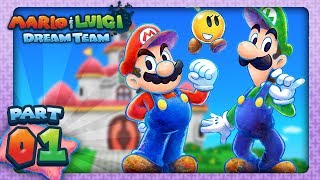 Mario amp Luigi Dream Team  Part 1  Welcome to Piillo Island [upl. by Centonze711]