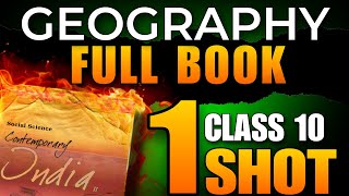 Class 10 FULL GEOGRAPHY in one shot🔥 Social science one shot class 10 CBSE 202324 [upl. by Nyrrad880]